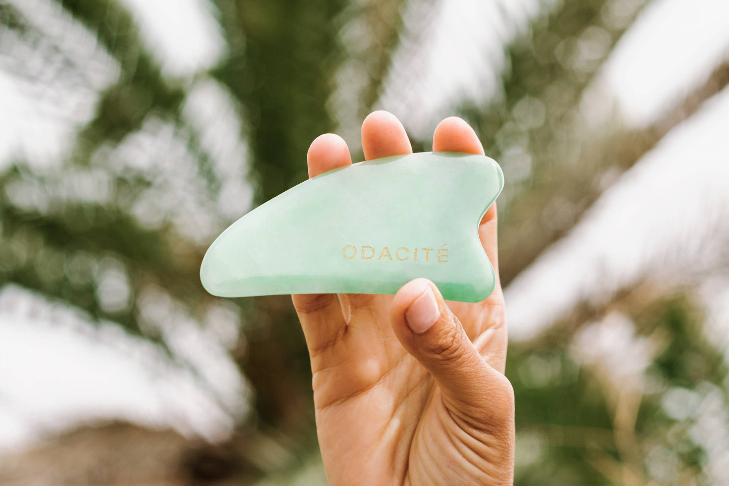Crystal Contour Gua Sha Beauty Tool: Pink