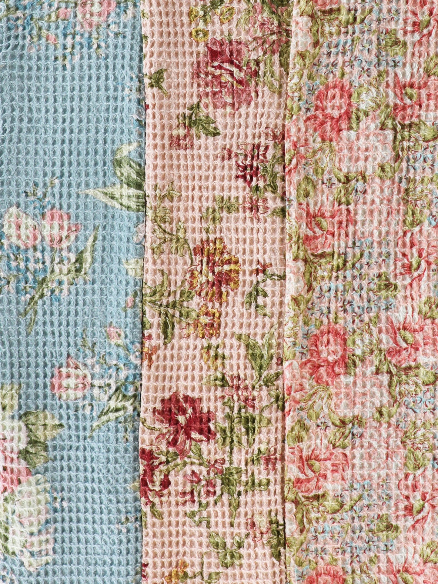 Heirloom Rose Patchwork Tea Towel Bundle - Pastel