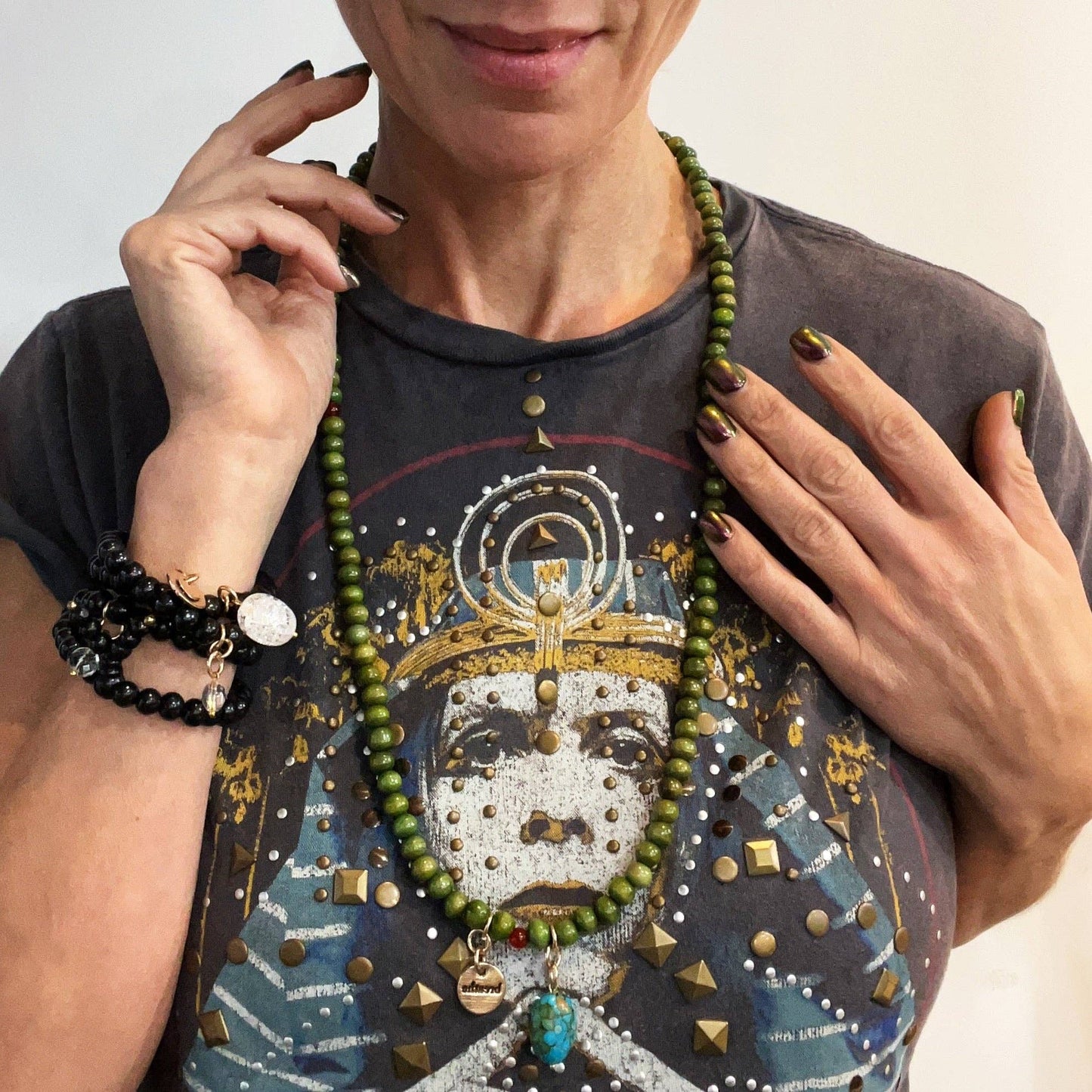 TODAY I CHOOSE JOY | Boho Wrap: Natural / S/M / Gold