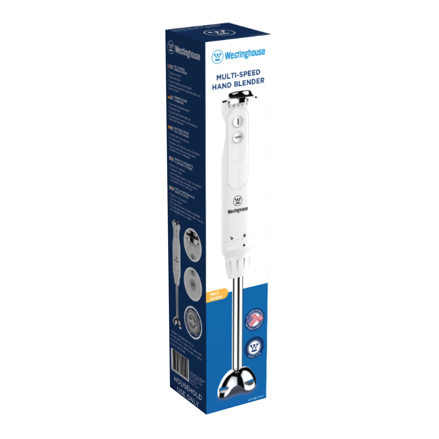 Multi Speed 600 W Hand Blender - Everyday Basics Series: Black
