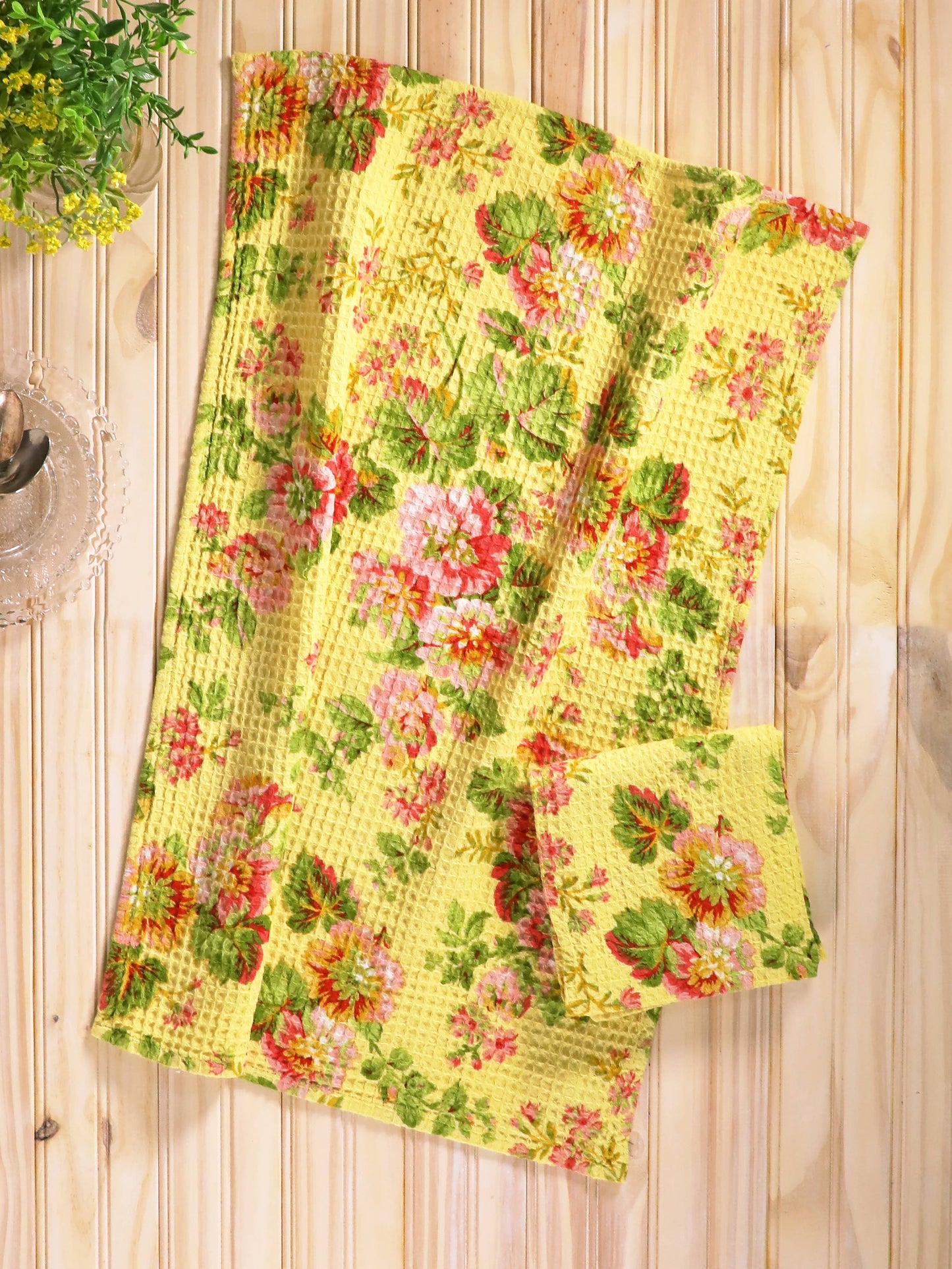 Emmaline Tea Towel Yellow