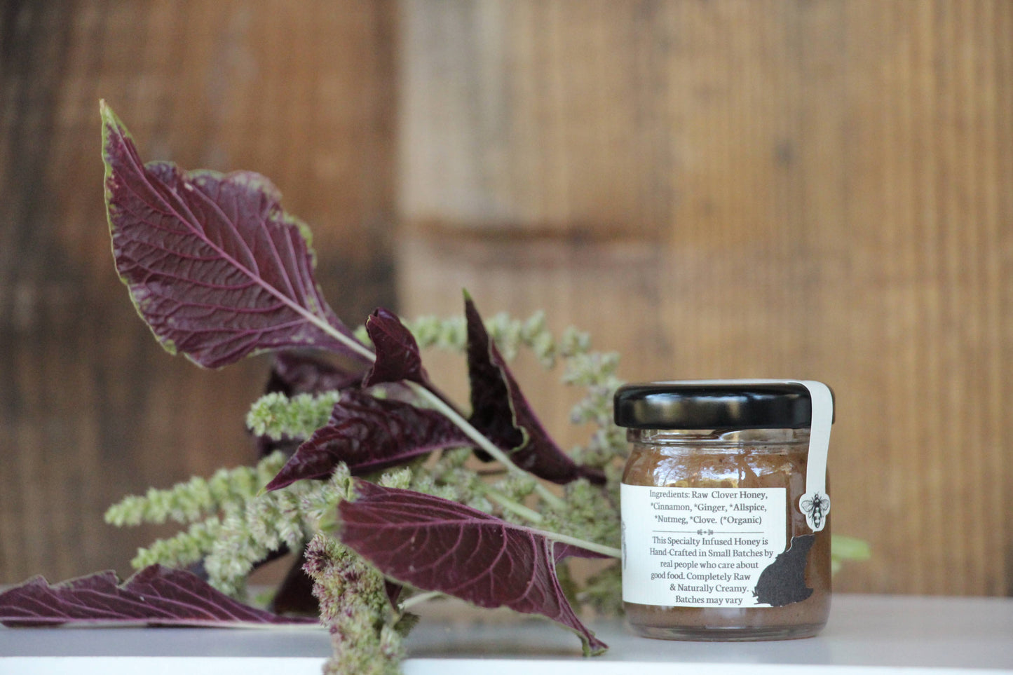 Pumpkin Spice Infused Raw Honey, Halloween, Thanksgiving: 1.75oz