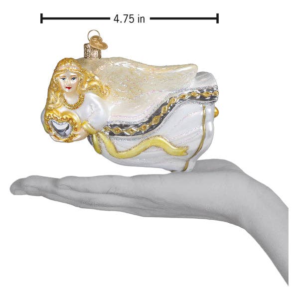 Angel With Heart Ornament: 10250 / 12_12_6_15 / 2 X 4.75 X 3.5