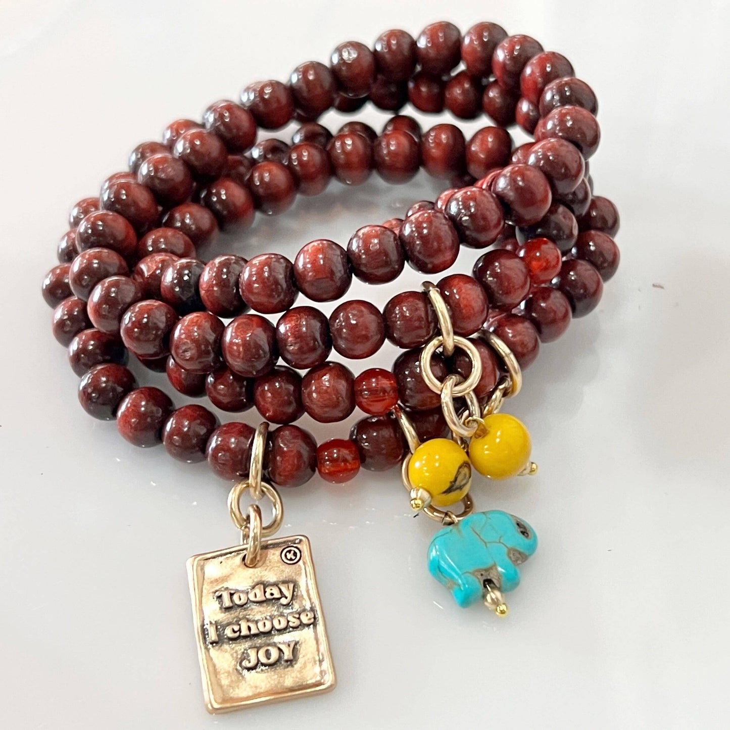 TODAY I CHOOSE JOY | Boho Wrap: Natural / S/M / Gold