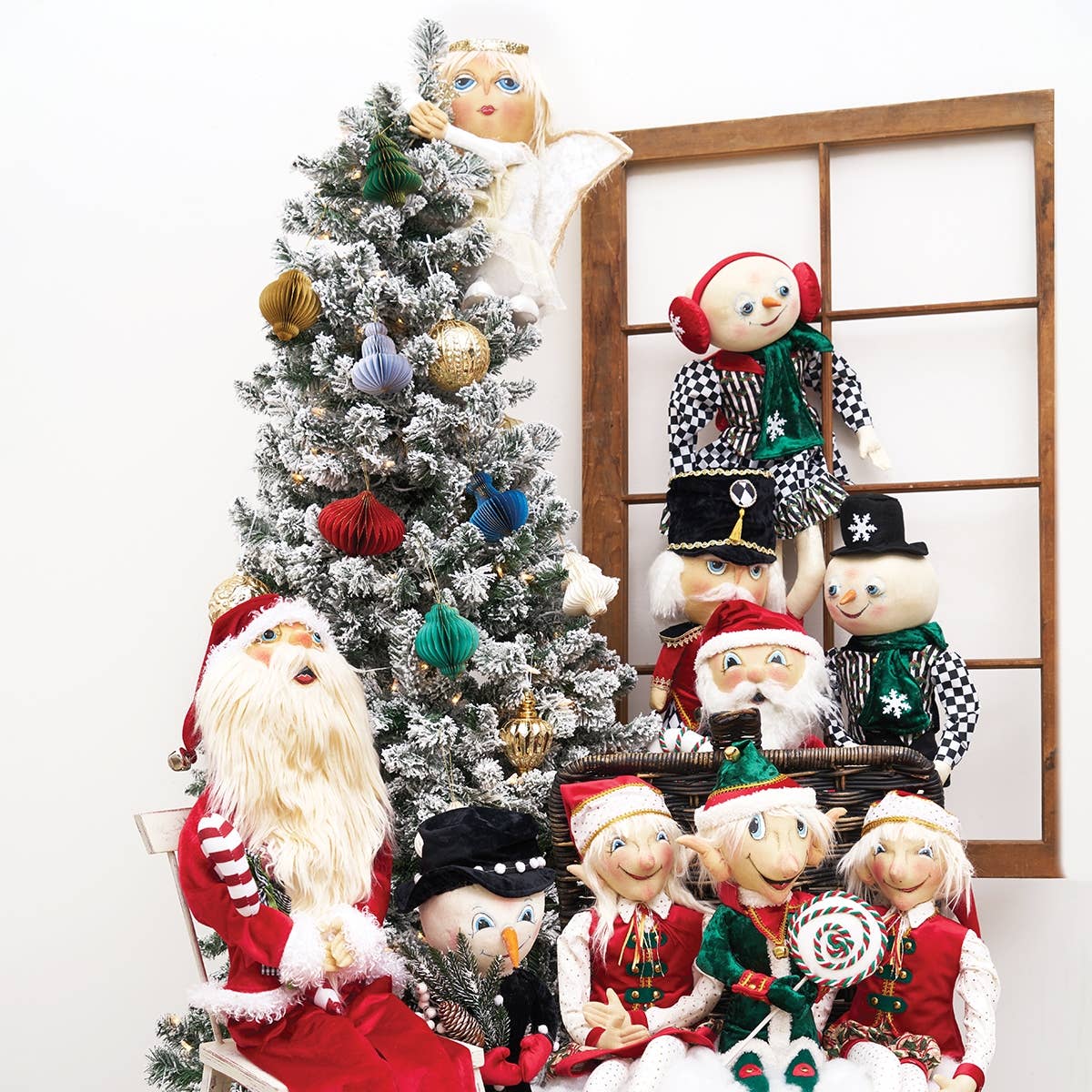 Sullivan Snowman Gathered Traditions Art Doll