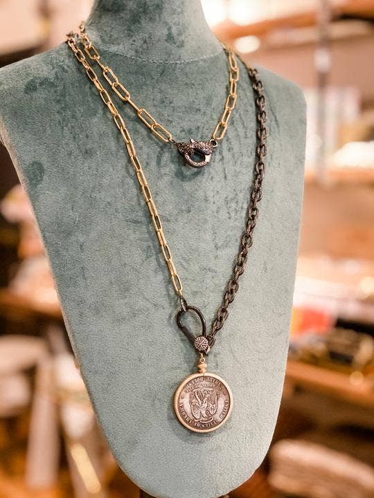 Relic Necklace: Silver/Gold Combo 20"