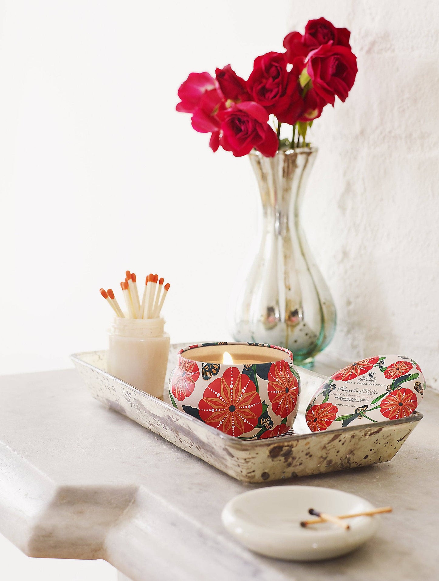 Pumpkin Chiffon Small Tin Soy Candle