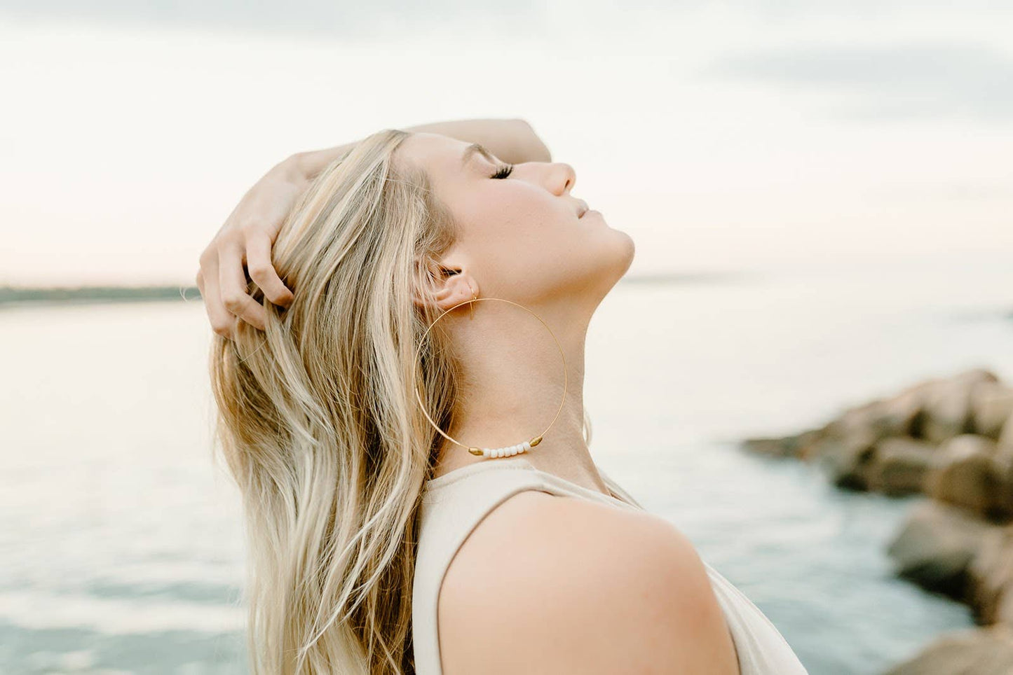 Funky Goddess Hoop: GOLD