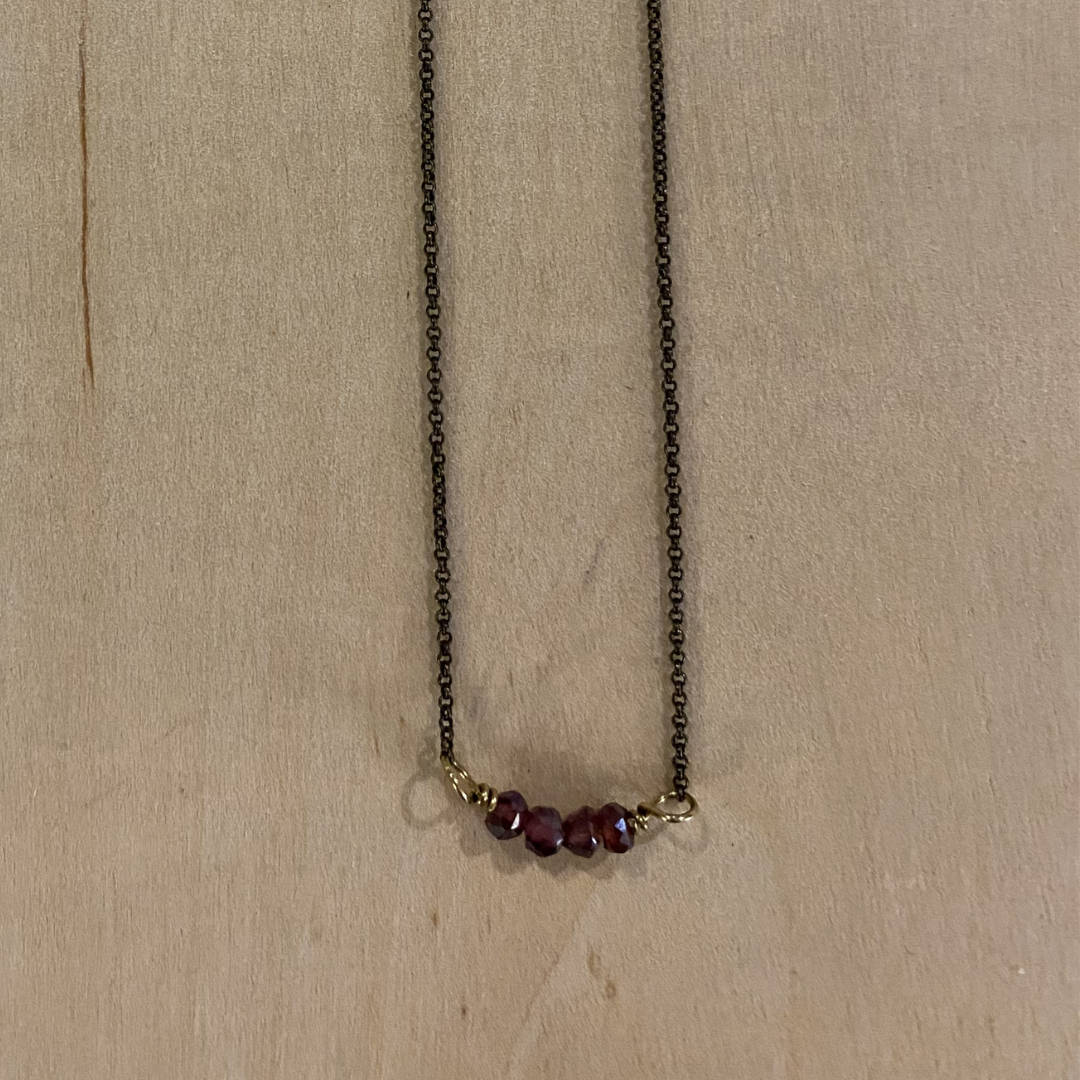 Vergas Necklace: Rhodochrosite