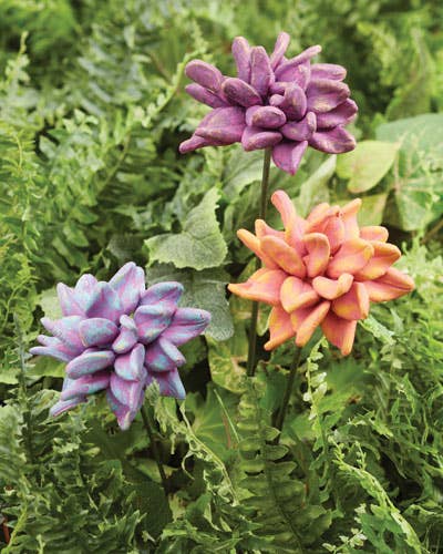 27" Flower Garden Stake, Assorted colors
