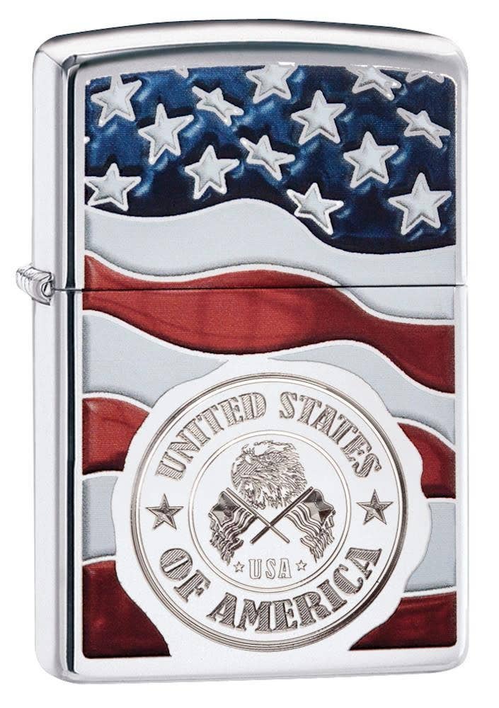 250 American Stamp on Flag