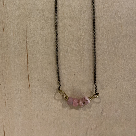 Vergas Necklace: Rhodochrosite