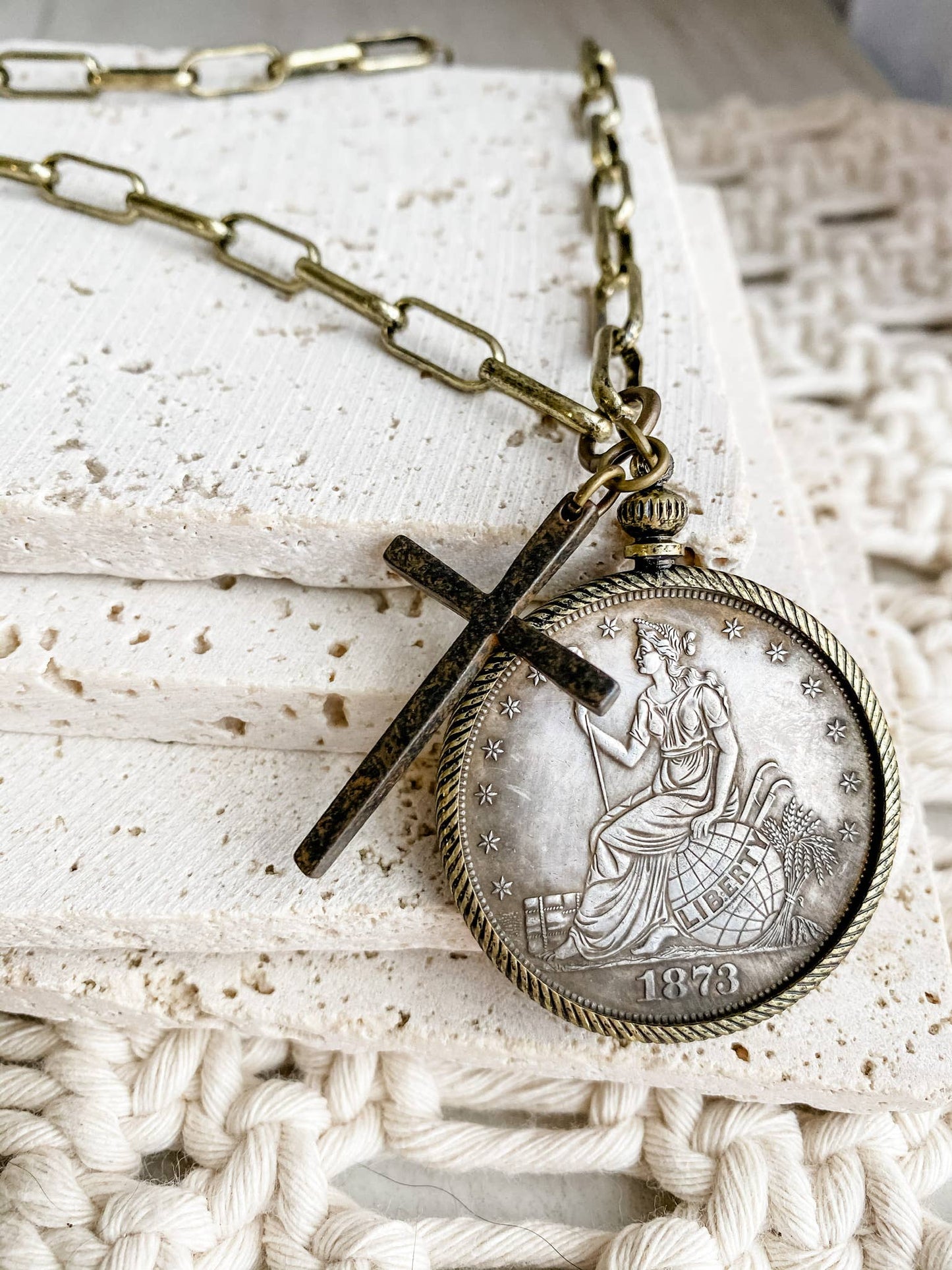 Relic Necklace: Silver/Gold Combo 20"