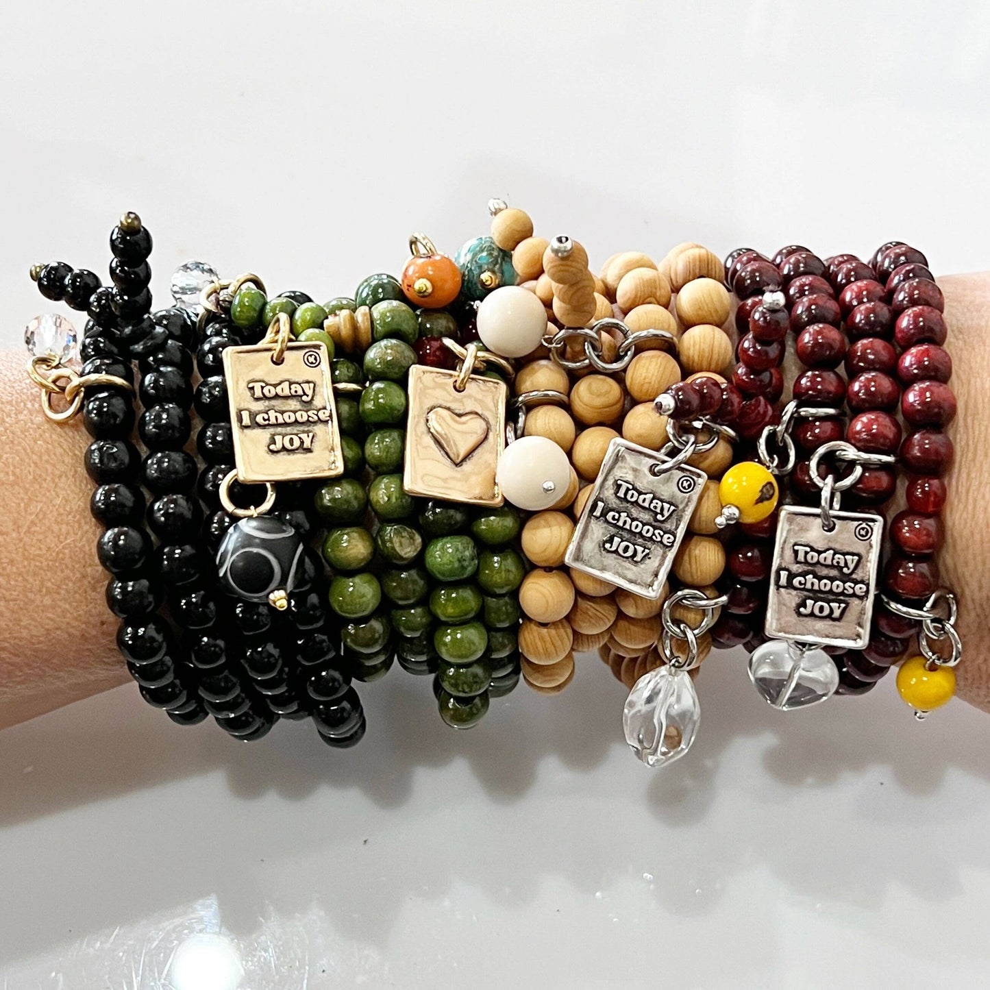 TODAY I CHOOSE JOY | Boho Wrap: Natural / S/M / Gold