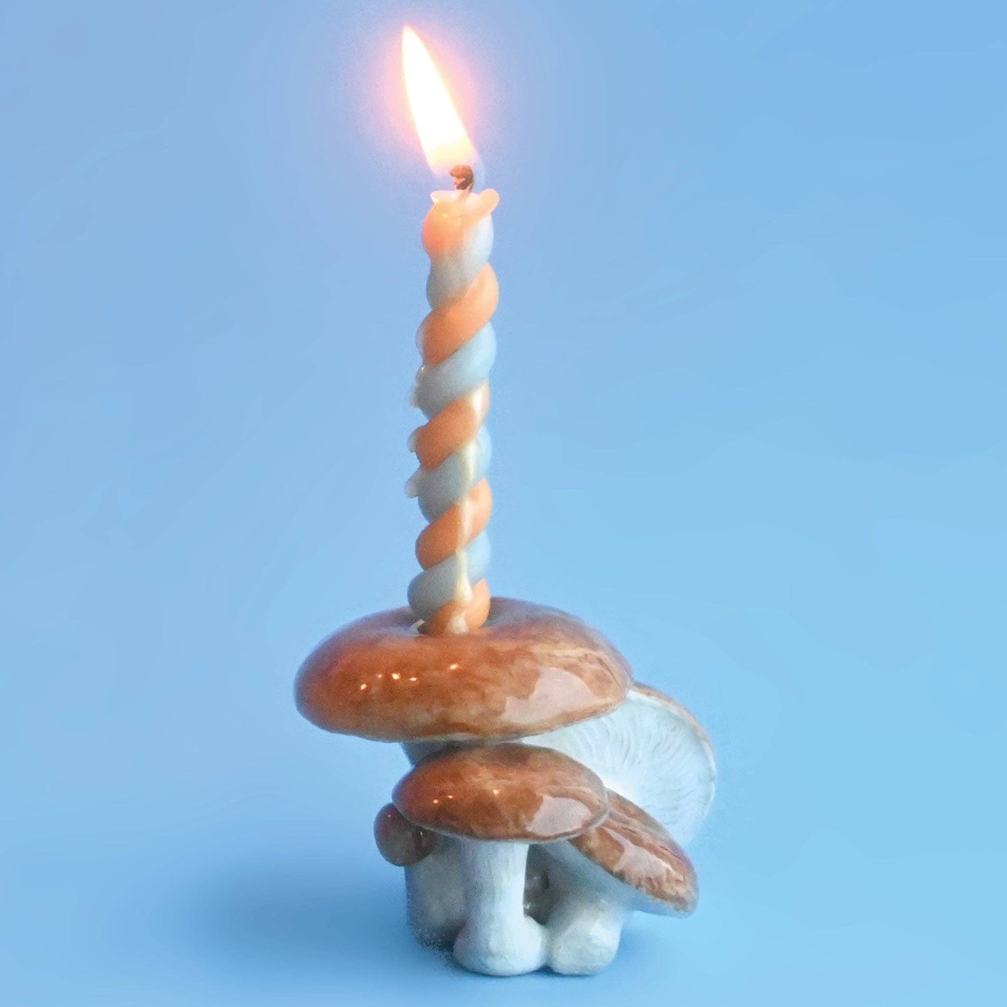 Oak Mushroom Cluster Cake Topper