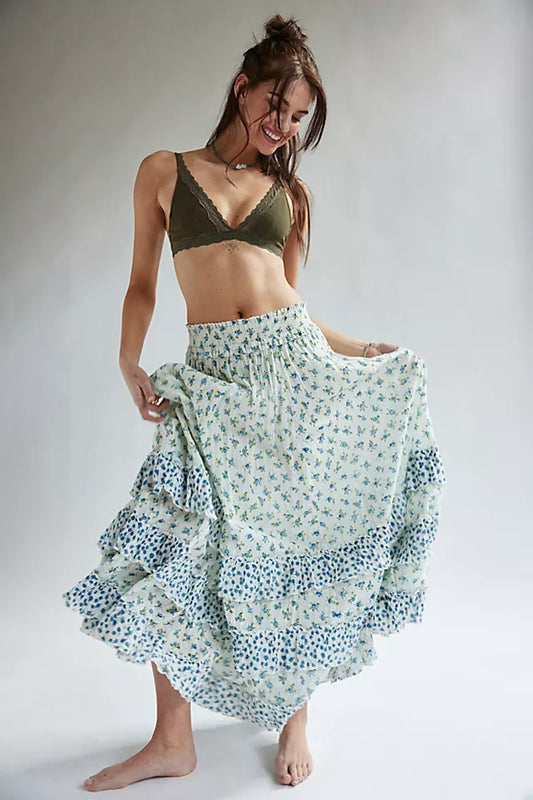 Brynn Printed Maxi Skirt