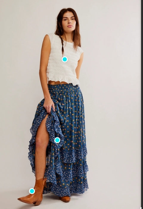Brynn Printed Maxi Skirt