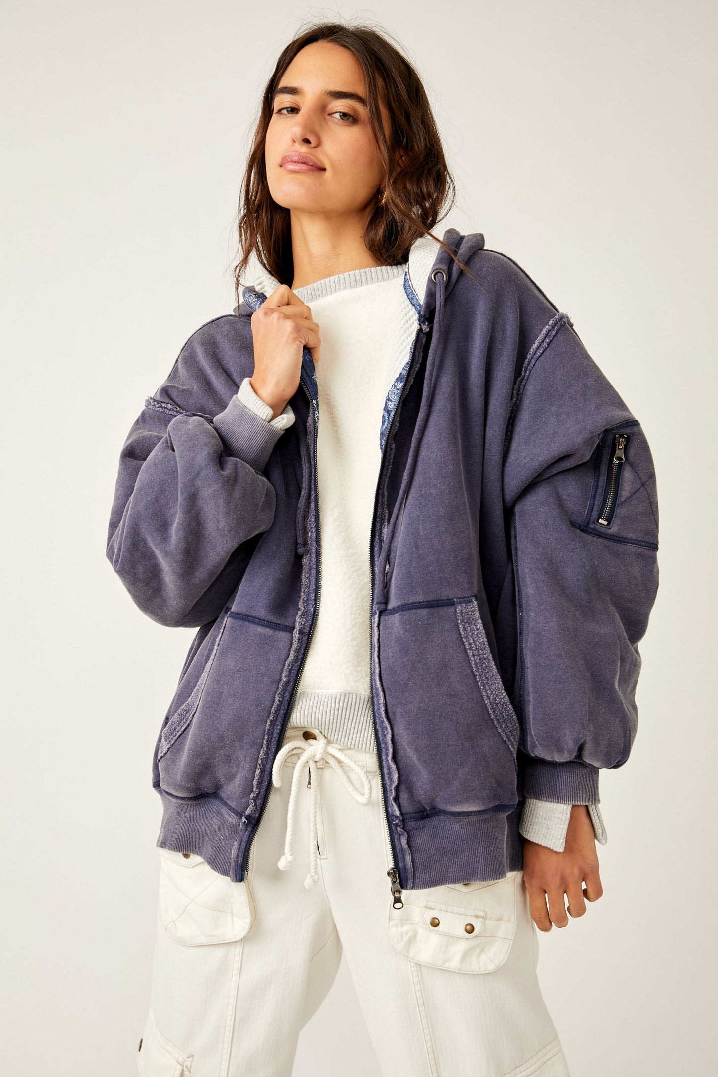 By Your Side Lined Hoodie