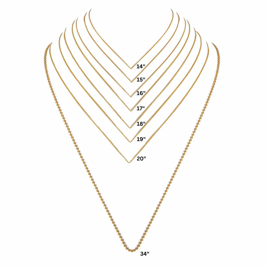 Chain ONLY 17, 18, 19, 20: GOLD