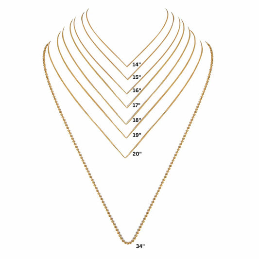 Chain ONLY 17, 18, 19, 20: GOLD