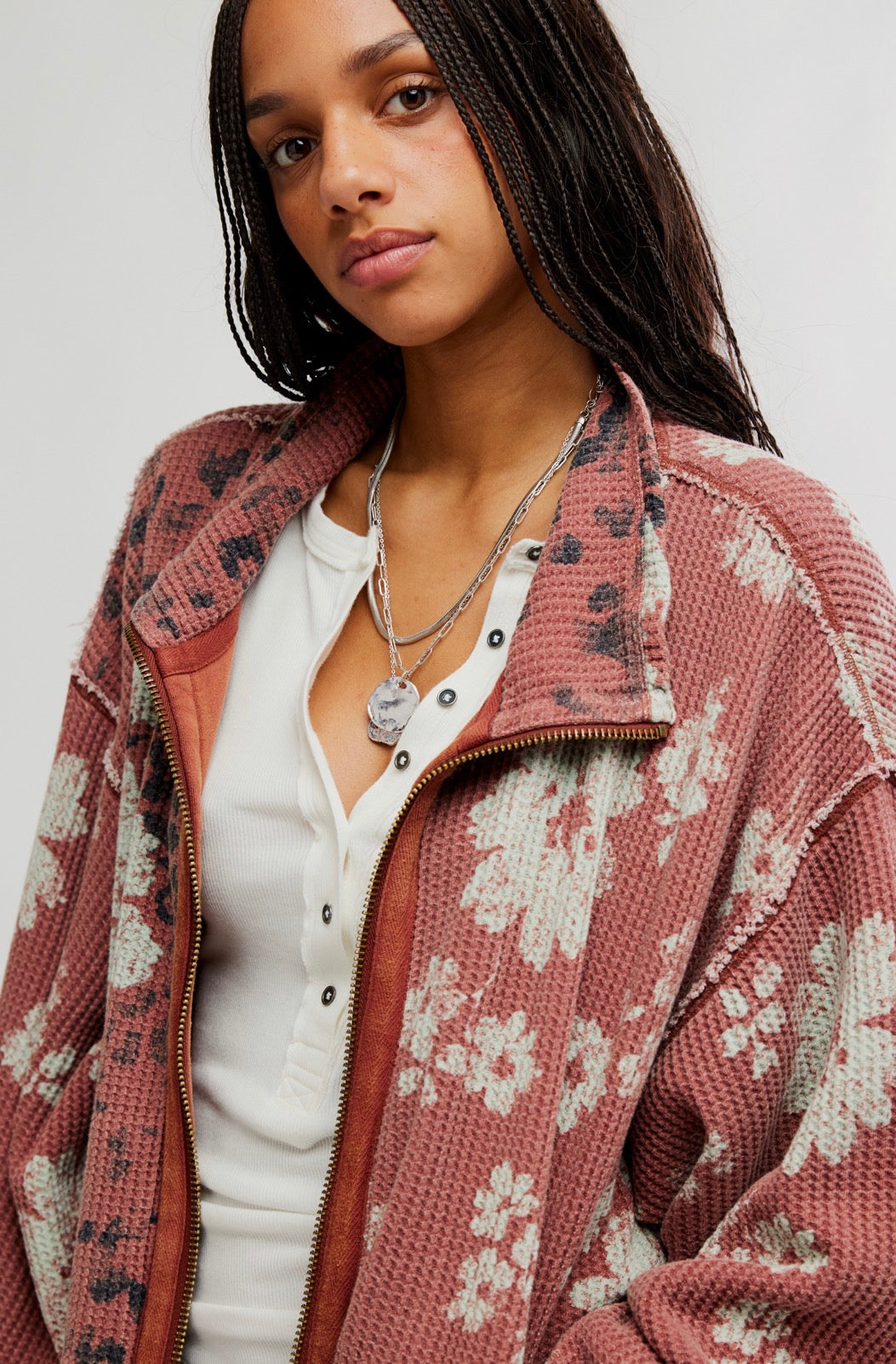 Print Mix Cardi