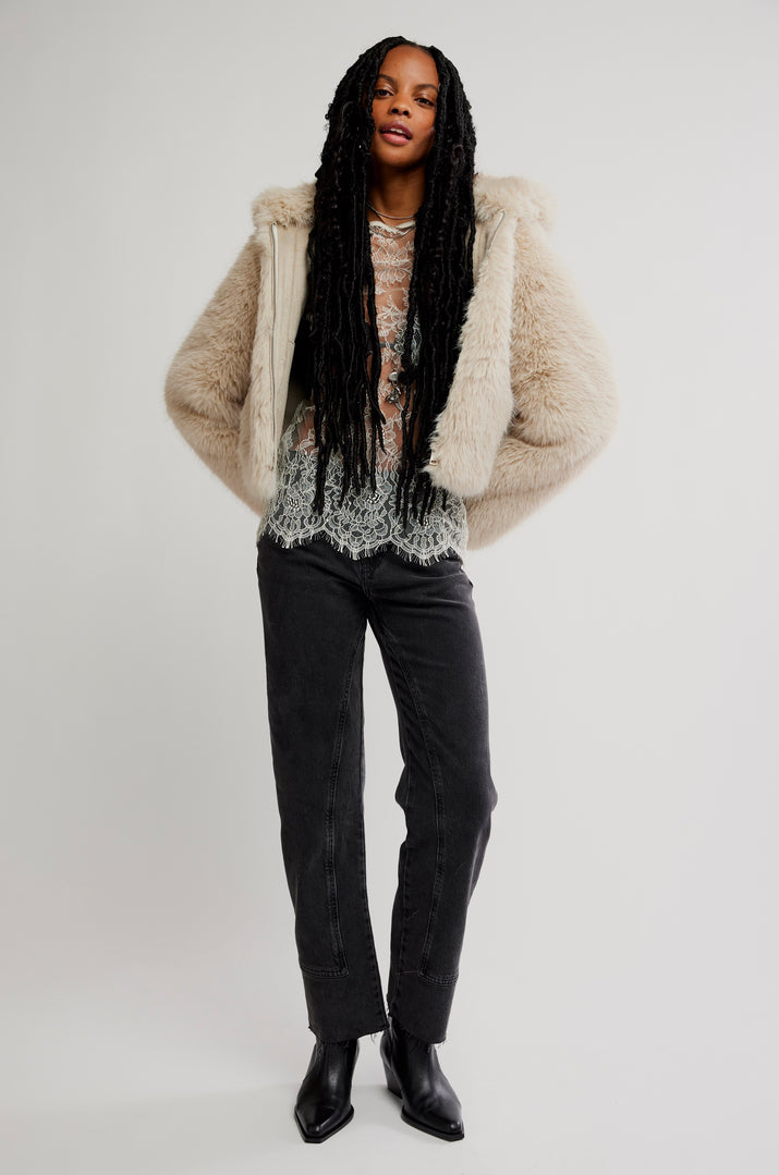 LOUDER PLEASE HOODED-SNOW