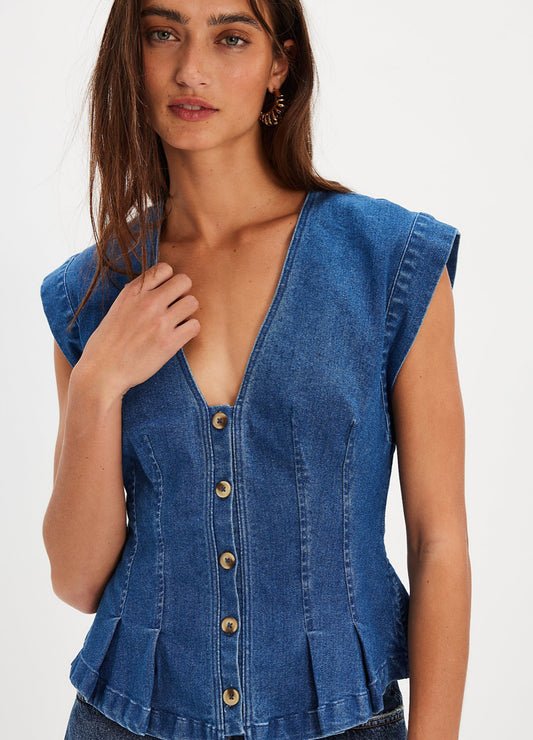 Dylan Denim Vest