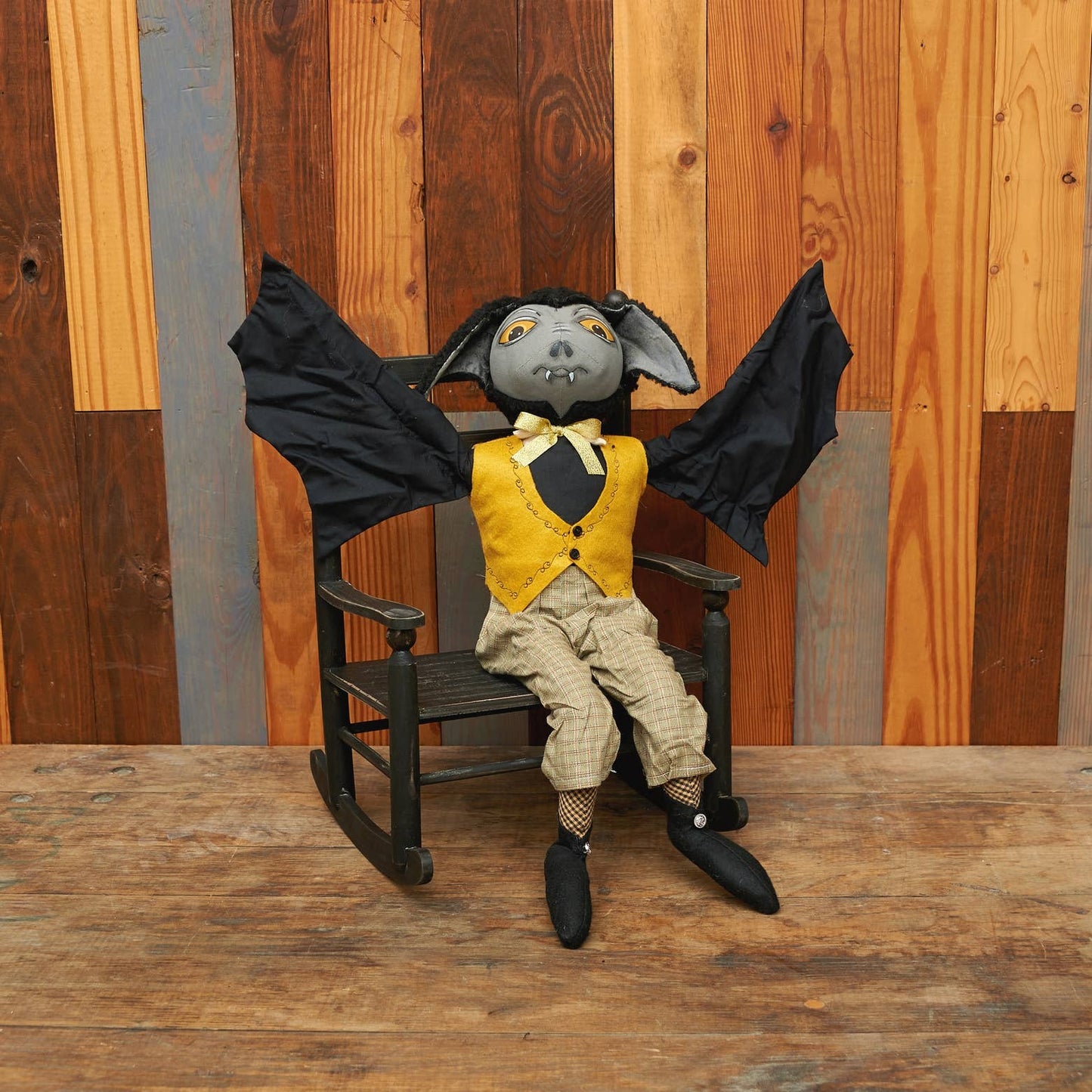 Gideon Bat Gathered Traditions Art Doll