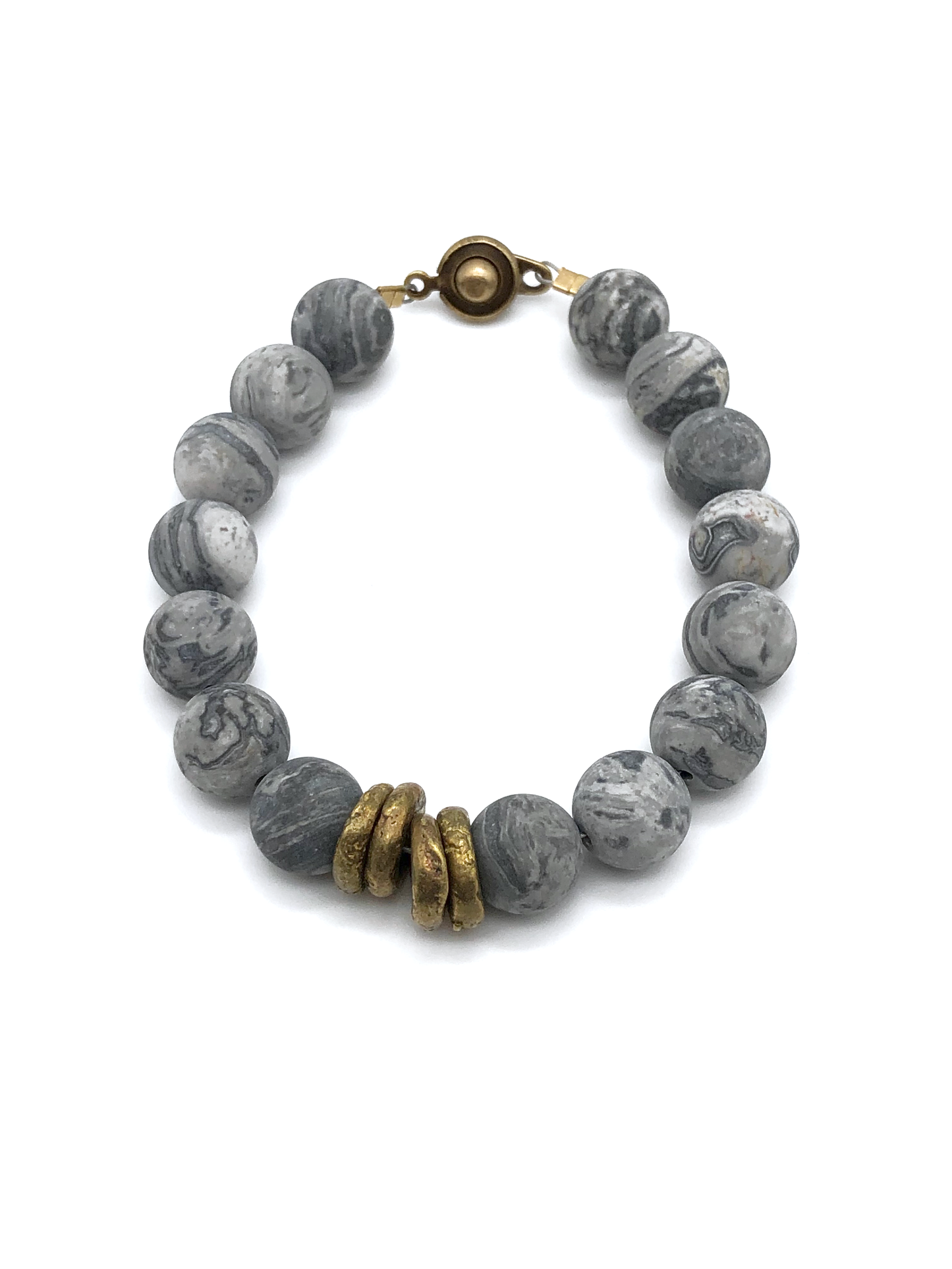 Odessa Bracelet: Sky Blue Jade