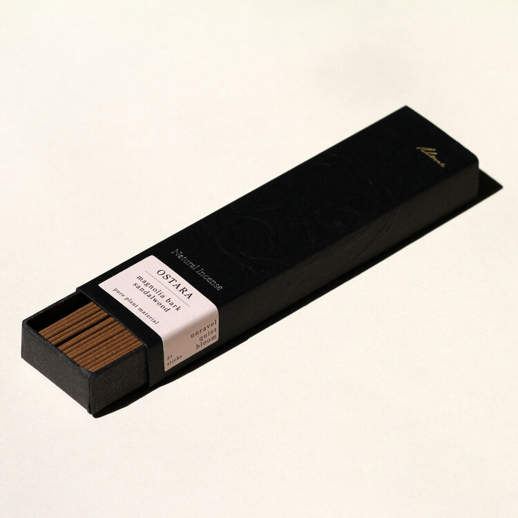 OSTARA (MAGNOLIA BARK, SANDALWOOD) Natural Incense Sticks