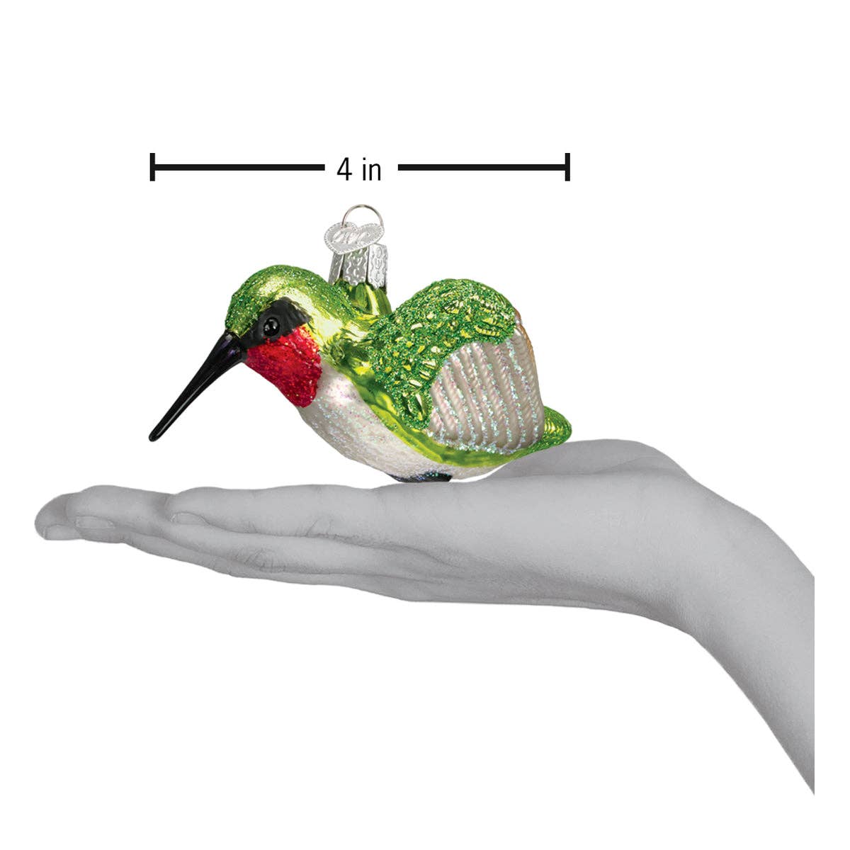 Hummingbird Ornament: 16055 / 12_8_6_10_L / 2 X 4 X 2.25