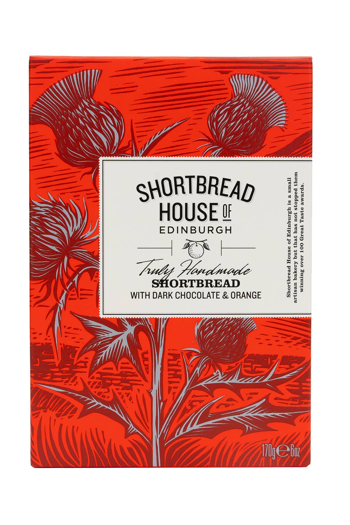 Shortbread Fingers Box - Chocolate Chip/ Orange