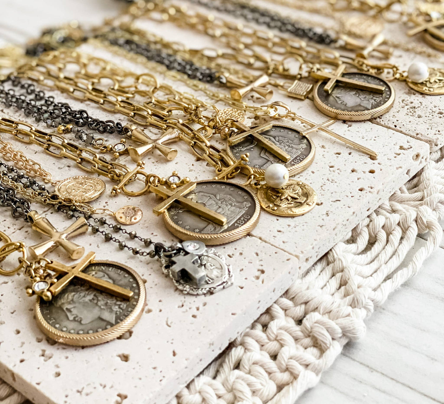 Relic Necklace: Silver/Gold Combo 20"