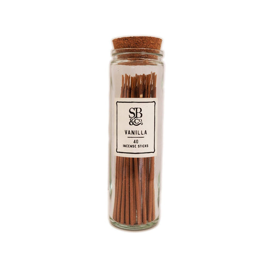 Vanilla Incense in Glass Jar