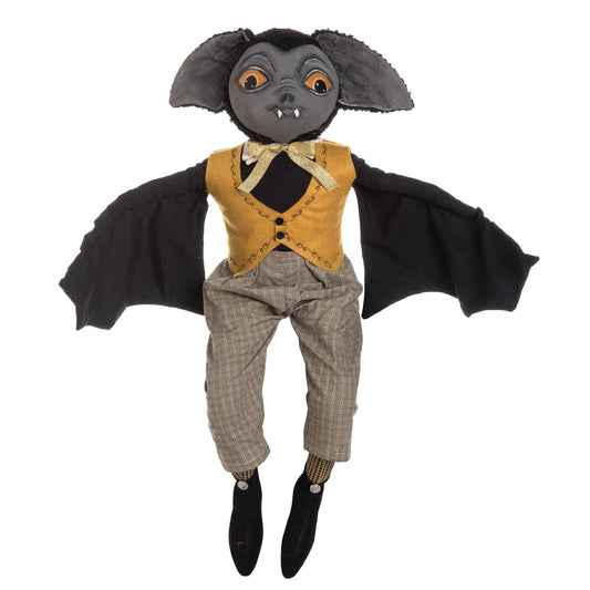 Gideon Bat Gathered Traditions Art Doll