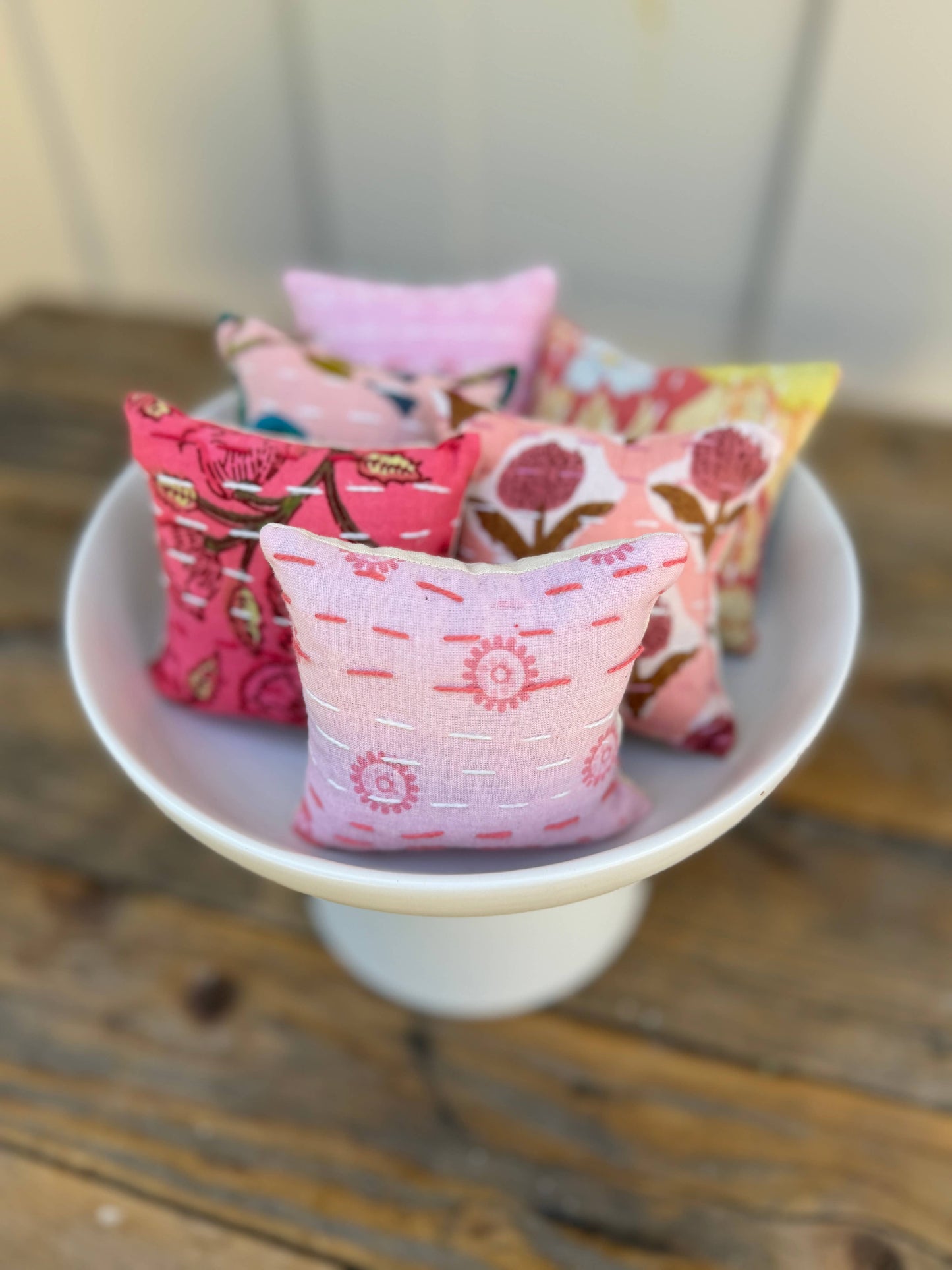 Pink Square Lavender Sachet