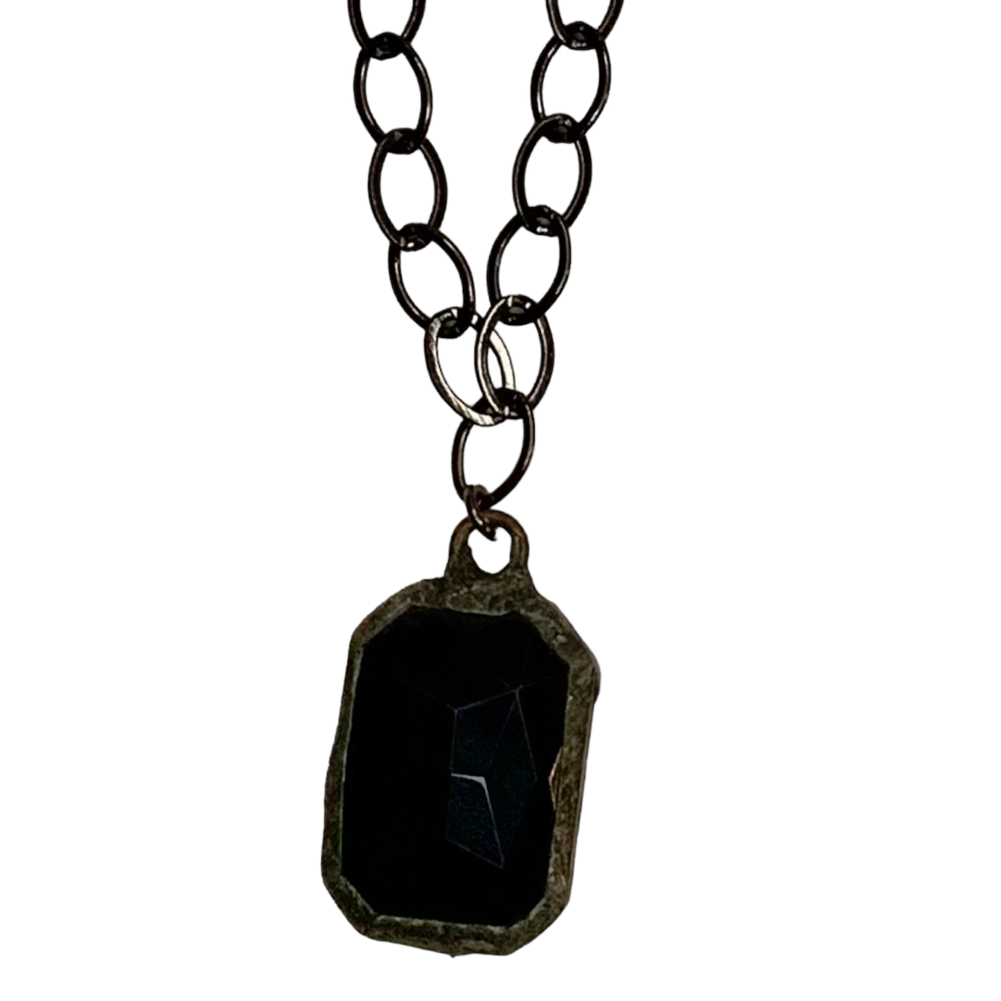 Black Crystal Pendant