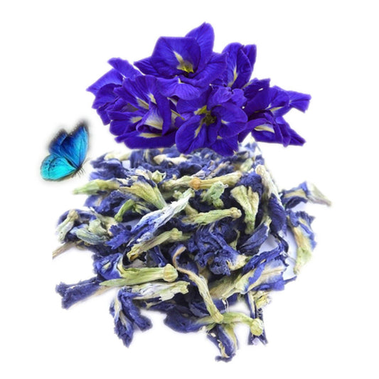 Blue Butterfly Pea Inclusions Flowers & Petals, 1 oz.