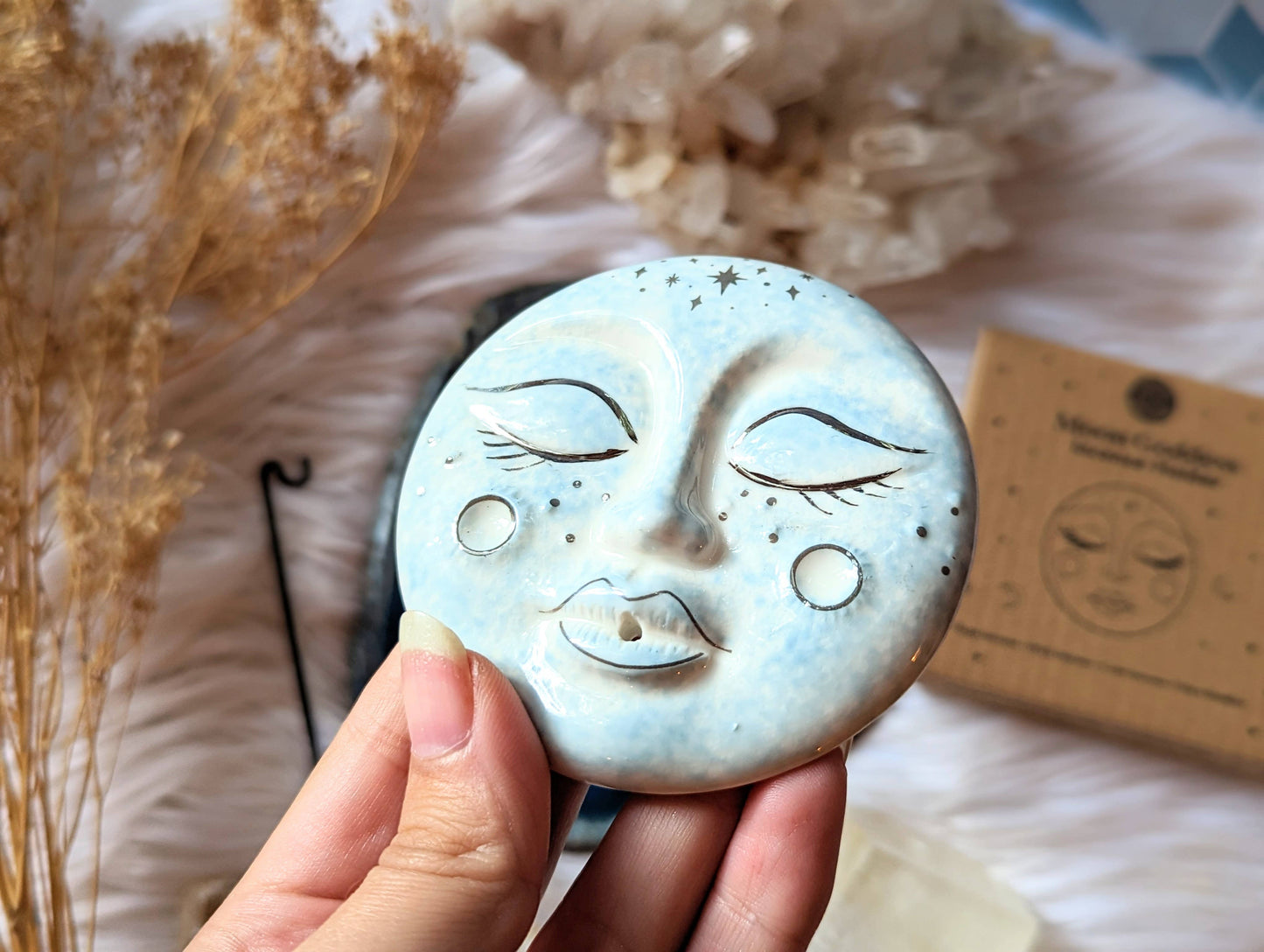 Moon Goddess Incense Dish | Goddess Provisions