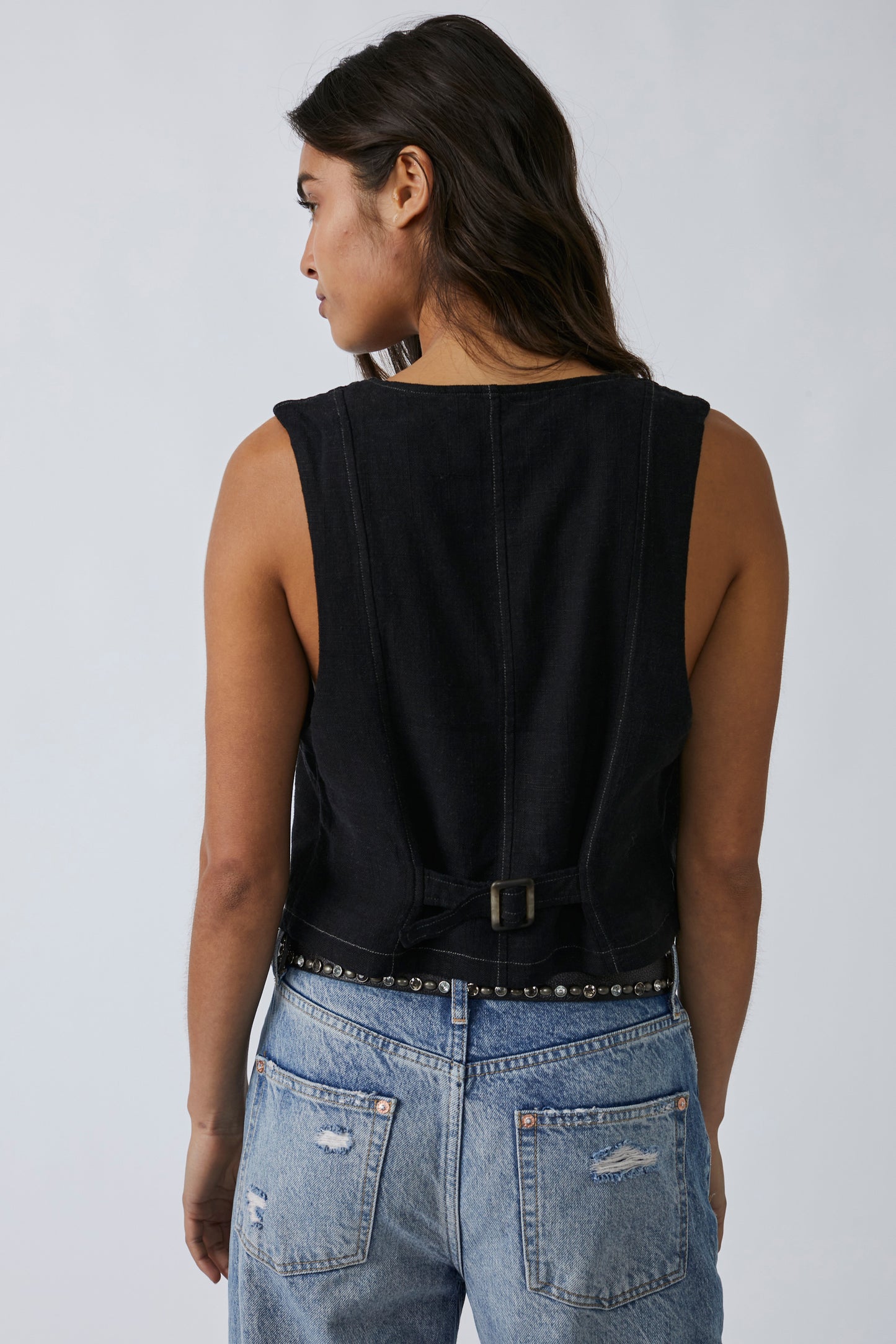 Charley Linen Vest