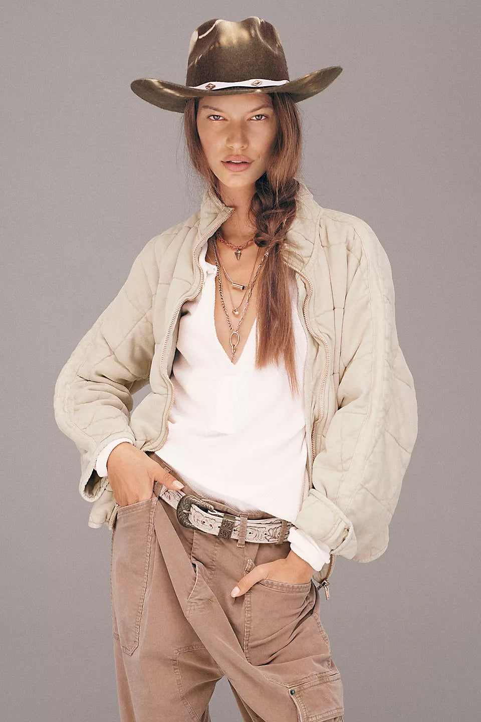 Dolman Quilted Jacket