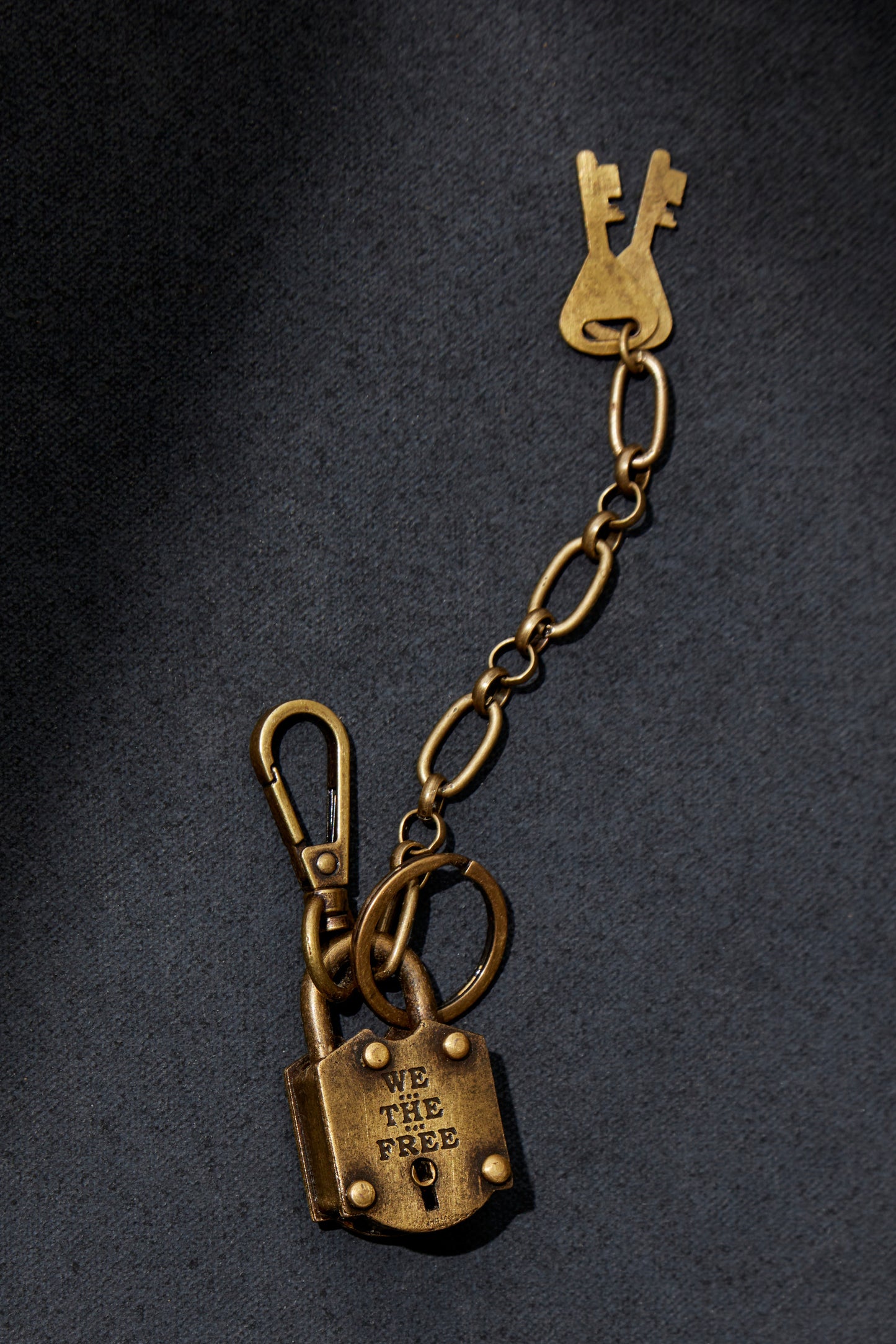 WTF Lock Keychain