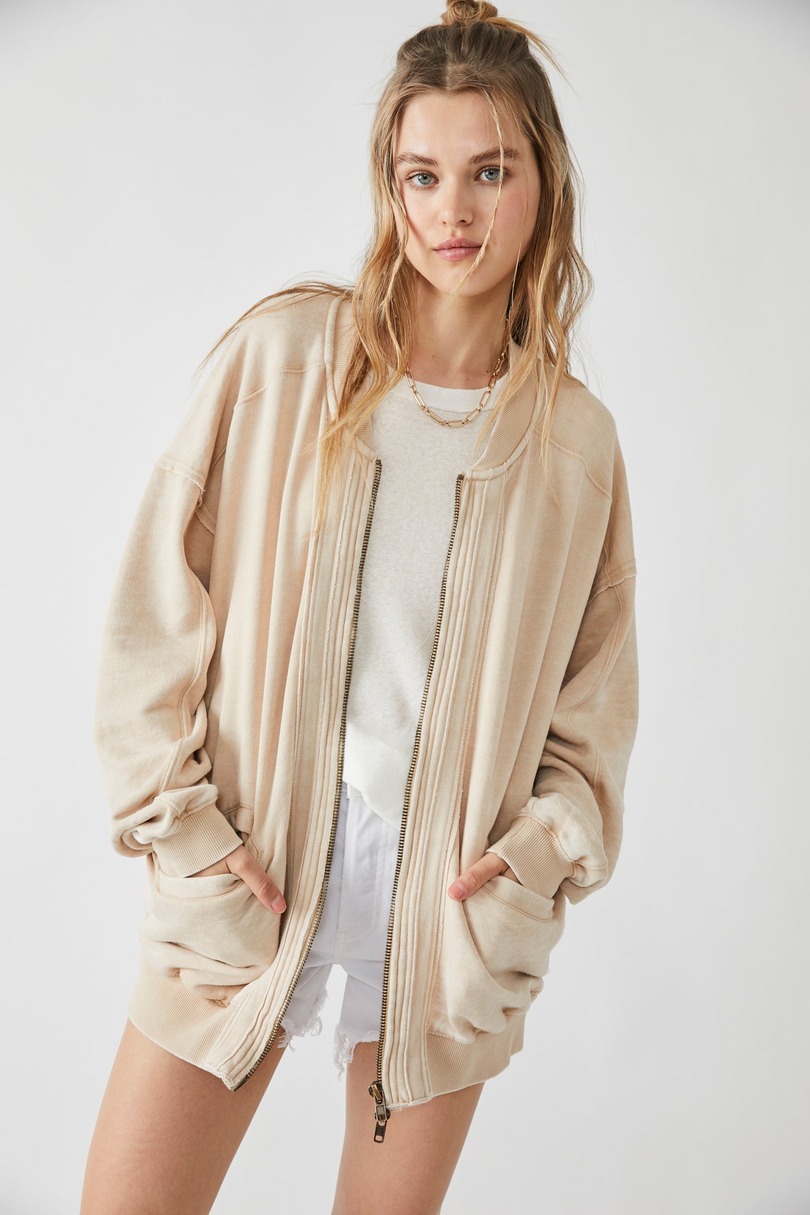 Free People Robby Bomber good