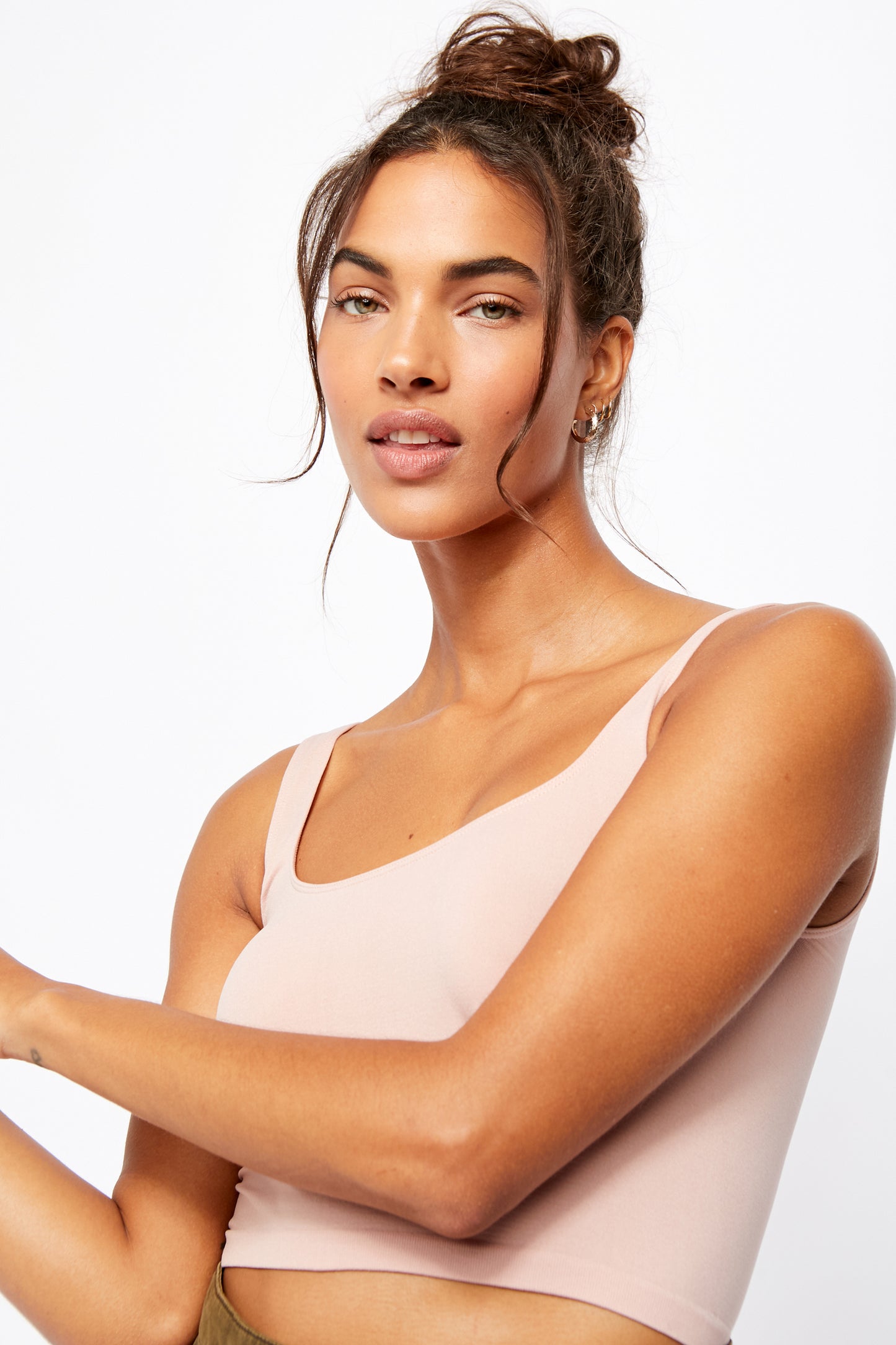 Scoop Neck Crop Cami