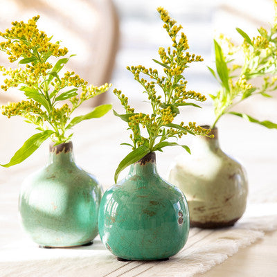 Stoneware Bud Vase