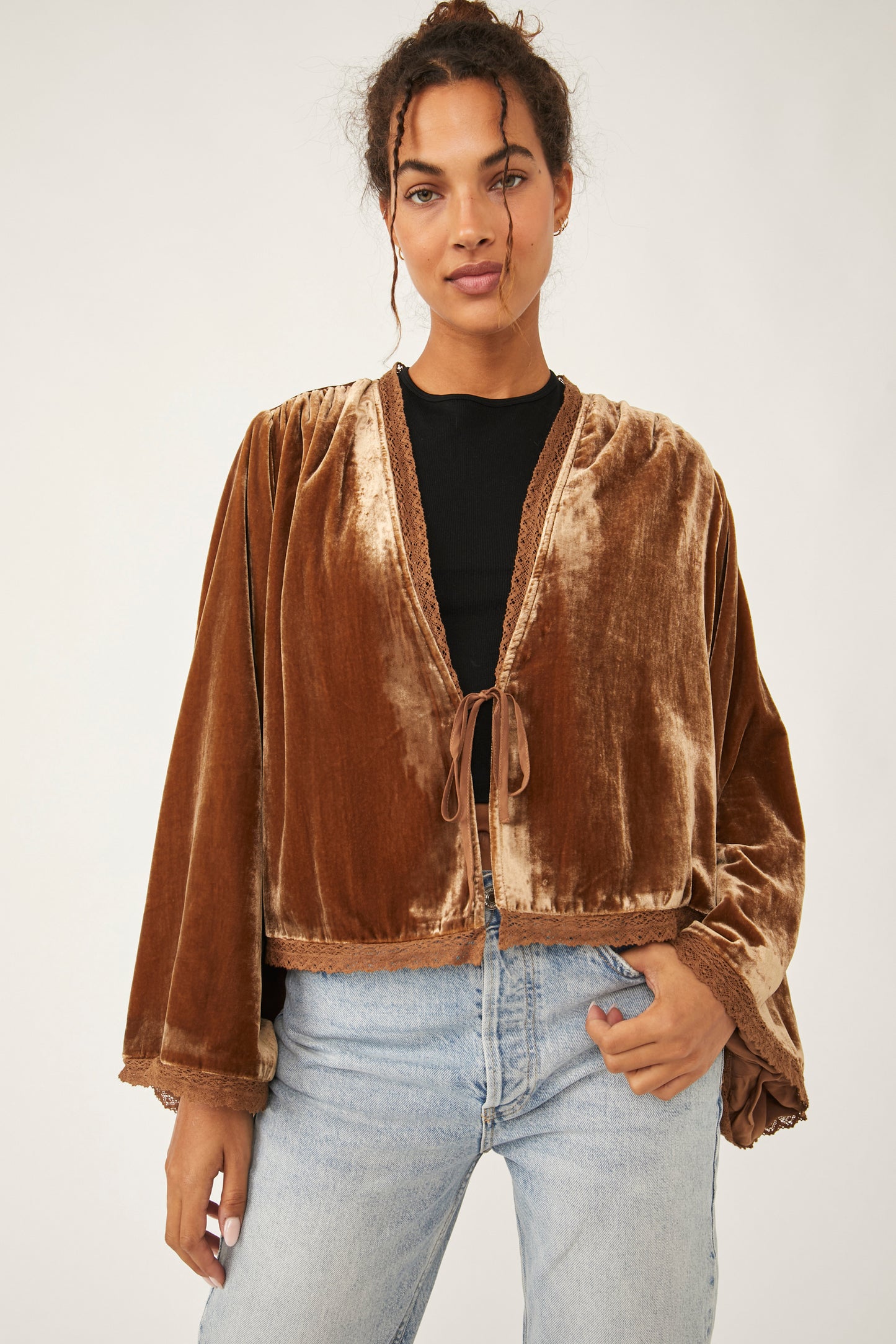Velvet Bed Jacket