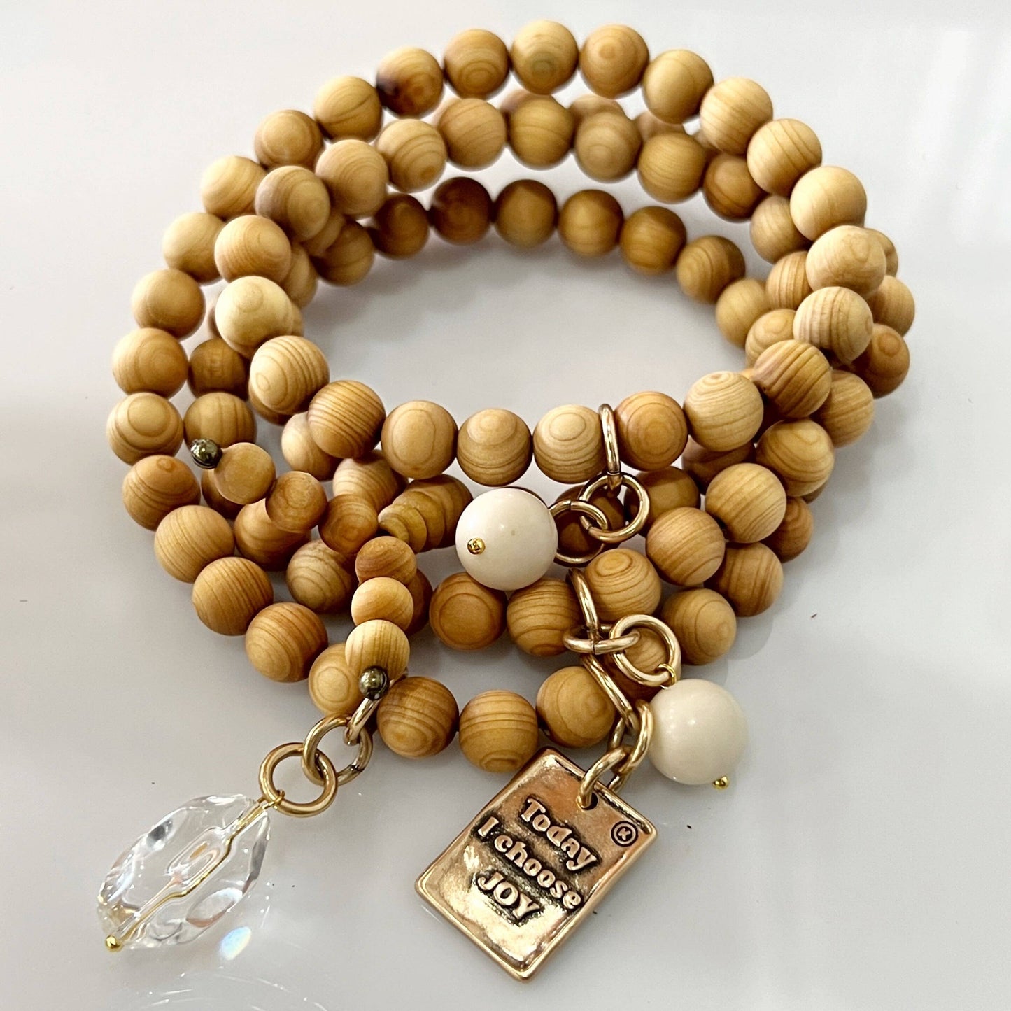 TODAY I CHOOSE JOY | Boho Wrap: Natural / S/M / Gold