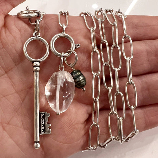 I AM FREE | KEY | Versa Chain: Silver Finish
