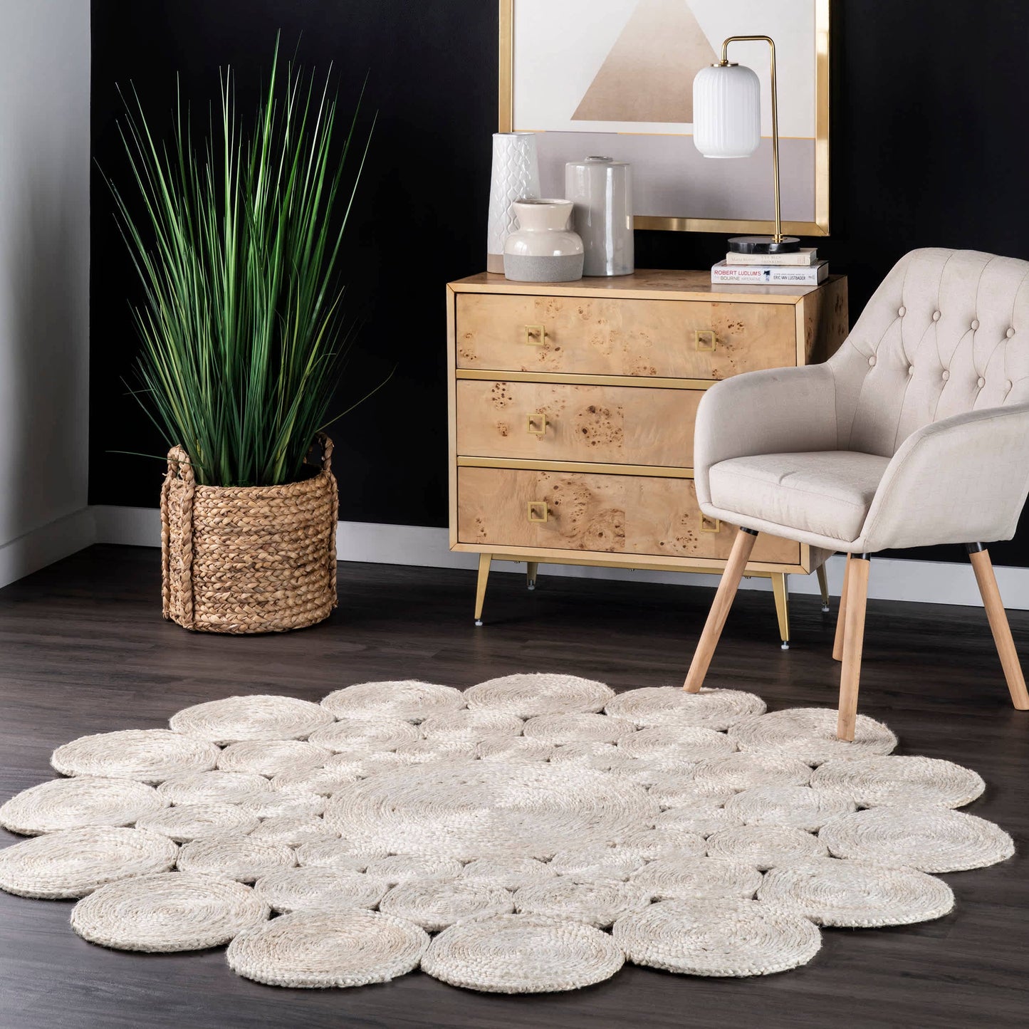 Eden Circle Braided Jute Area Rug