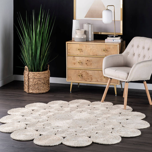 Eden Circle Braided Jute Area Rug